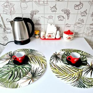Принадлежности для чая и кофе в Apartment Home comfort in Nikolaev