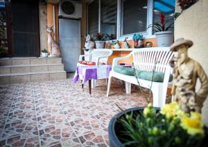 Patio nebo venkovní prostory v ubytování Studio Madi - Close to beach
