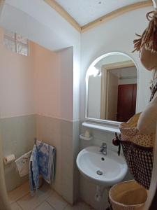 Phòng tắm tại B&B Casa Rosati