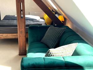 Posezení v ubytování IDYLLE AM FLUSS nur 5 Minuten zum Europapark und direkt am Naturschutzgebiet