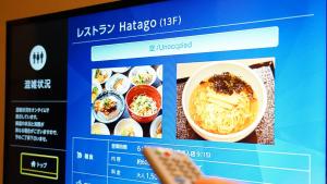 TV a/nebo společenská místnost v ubytování Dormy Inn Kobe Motomachi Natural Hot Springs