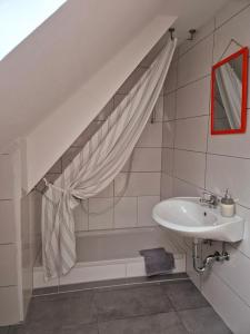 Koupelna v ubytování Schumacher Ferienwohnung