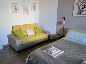 Postel nebo postele na pokoji v ubytování La casa di Aneupe