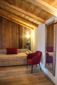 Posezení v ubytování Hotel La Montanina