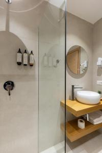 Koupelna v ubytování B Boutique Hotel