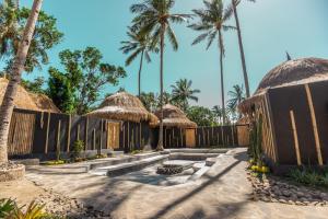 Aed väljaspool majutusasutust Lombok Souls