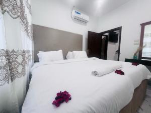 Jerash Hotel客房内的一张或多张床位