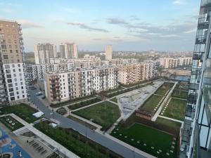 Výhľad na mesto Gdansk alebo výhľad na mesto priamo z apartmánu