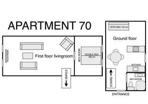 Pelan lantai bagi LILLEVANG APARTMENTs