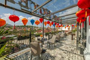 Balkón nebo terasa v ubytování Quiet Sapa Hotel