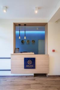 Vstupní hala nebo recepce v ubytování Hotel Milan + 37 fotografií