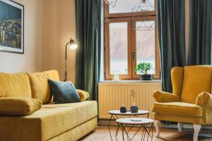 Ein Sitzbereich in der Unterkunft CASALOTTI Ferienwohnung Königsbrück