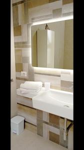 Koupelna v ubytování Casa L'ORIZZONTE