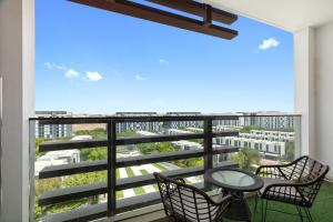 Balkón nebo terasa v ubytování Sahab - Misk 1BR Apt -High Floor