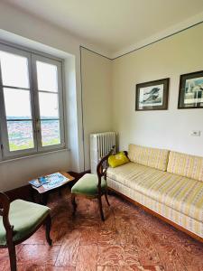 Posezení v ubytování Villa Corti Lakeview