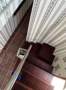 an overhead view of an ascending staircase with a stair casengthngthngthngthngth at Home in Srinagar