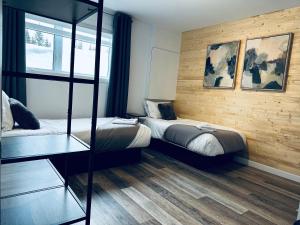 Χώρος καθιστικού στο Cottage Quebec - La Nepheline