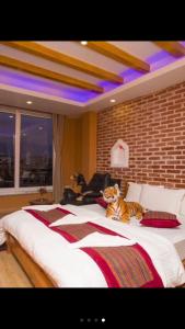 Letto o letti in una camera di Blue Mountain Home Stay