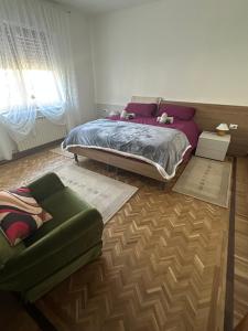 Postel nebo postele na pokoji v ubytování Villa Serena B&B Seren del Grappa