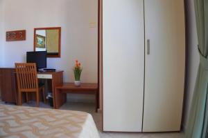 TV a/nebo společenská místnost v ubytování New Hotel Sonia