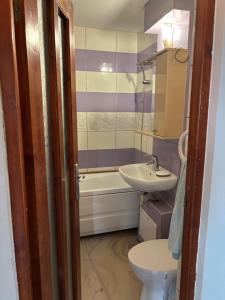 Koupelna v ubytování apartament cu 3 camere + 10 fotografií