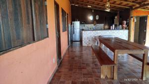 Dapur atau dapur kecil di Casa campo vale do sol canastra +33 gambar