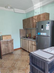Η κουζίνα ή μικρή κουζίνα στο Batumi apartment