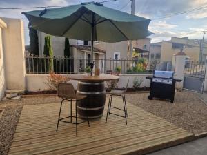 Patio nebo venkovní prostory v ubytování La Villa Cécile