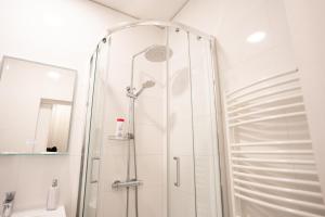 Koupelna v ubytování JS Design Apartment