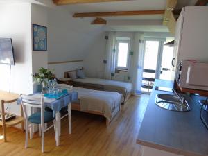 Cama o camas de una habitación en Villa-Bajka