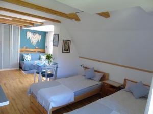 Cama o camas de una habitación en Villa-Bajka