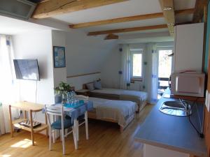 Cama o camas de una habitación en Villa-Bajka
