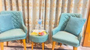 Eten bij of ergens in de buurt van het hotel

