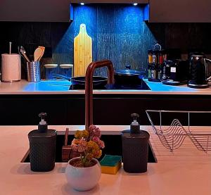 Kuchyň nebo kuchyňský kout v ubytování Rustic, Retreat, Central, 1BR