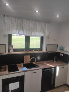 Køkken eller tekøkken på Wigierska Piertówka