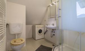 Koupelna v ubytování Apartman pri Kupi