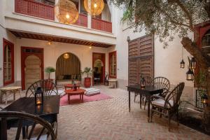 Posezení v ubytování Riad Tassili Marrakech