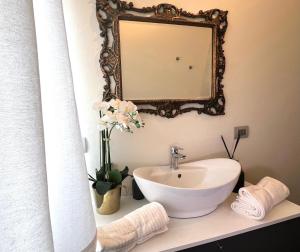 Et badeværelse på Livraghi3 Cozy Apartment