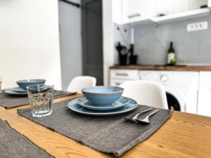 Dapur atau dapur kecil di BOM apartman