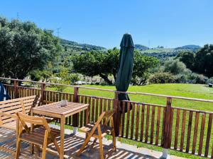 Naturlandskabet i nærheden af ferieparken