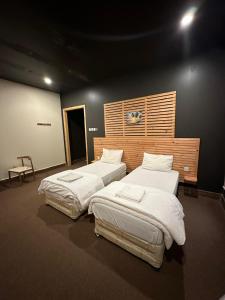 Krevet ili kreveti u jedinici u okviru objekta Star Chalet with Pool & Wifi