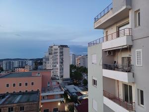 a view of a city from a building at 3 rooms apartment in vlora in Vlorë