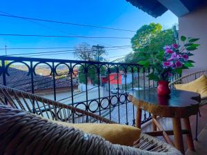 Balkon oz. terasa v nastanitvi Hostal Marias