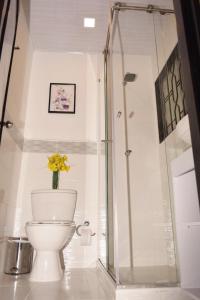 Koupelna v ubytování Quinta La Alborada + 11 fotografií