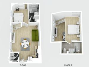 Plán poschodí v ubytovaní LB Vacation Rentals I Beautiful City Center & Renovated Duplex Minutes from Beaches & Palais