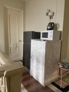 Kuchyň nebo kuchyňský kout v ubytování Guest House Lilia