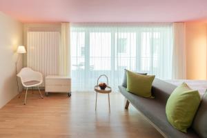 Istumisnurk majutusasutuses Hotel Dom - das Hotel mit dem Integrationskonzept