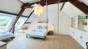 Posezení v ubytování Les Lodges Du Reynou + 37 fotografií