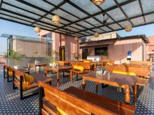 Χώρος καθιστικού στο The Hosteller Jaipur, MI Road