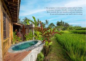 Vrt pred nastanitvijo Abian Ubud View